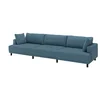 UPPAKRA Modularna sofa s 4,5 sedišta, Axvall tamnosiva-plava