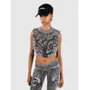 Affliction Catharsis Sleeveless Crew Tank Top silver