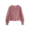 Next Bluza rjava/pitaja/pastelno roza