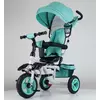 Tricikl Guralica Happybike Big model 419 sa mekanim rotirajućim sedištem - Beli ram/Zelena tenda