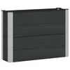 Povišena vrtna gredica Crna 100 x 30 x 72 cm