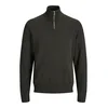 JACK & JONES Pulover JJEEmil temno zelena