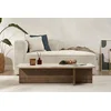 HANAH HOME Sto za dnevnu sobu Harbor Travertine Milano Walnut