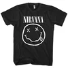Nirvana Majica White Smiley Unisex Black 2XL