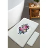 Lessentiel Maison Set prostirki za kupatilo Bella Rose, Beli