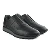 Mona Footwear Muške kožne patike, Crne