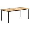 vidaXL Jedilna miza 180x90x76 cm robusten mangov les