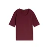TOM TAILOR Majica bordo