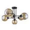 Plafonski luster MONDE BLACK 6xE27/60W/230V