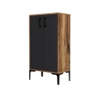 Hanah Home Prag Walnut Anthracite (845HCT4107) Cipelarnik, Braon-Crna