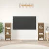 Set TV komoda Zidne 2 pcs Umjetnički hrast 107 x 35 x 37 cm