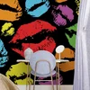 Tapeta pop art poljubčki - 245x165