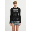 Pulover z dodatkom volne MM6 Maison Margiela