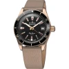 Edox 80131-37RNC-NI Skydiver Automatic + 2nd strap Ladies Watch 38mm 30ATM