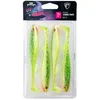 Fox Rage Slick Shad Ultra UV 13cm Lemontiger x 4