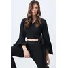 Trend Alacati Stili Ženska bluza Alc-X14718, Crna