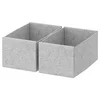 KOMPLEMENT Organizator, svetlo siva, 15x27x12 cm