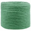vidaXL Vrv iz jute 14 mm Zelena 100% Tossa jute