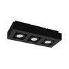 Eglo 31064 - LED spot svetiljka MENDOZA 3xLED/4,7W/230V 3000K crna