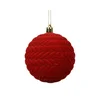 Dekordom dekoracija - hanging bauble 8cm 453022 - red - kmg ( 045670 )