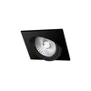 LED ugradno svetlo LED/6W/230V 3000K 8,5x8,5 cm crno