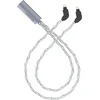 Dekoni Audio Ensemble Post-Split 2-Pin IEM Silver Braided Kabel za slušalke (Kot novo)