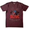 AC/DC Majica Fly On The Wall Tour Maroon L