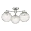 Där Lighting WAY5350 - Kupatilski plafonski luster WAYNE 3xG9/3W/230V IP44 hrom