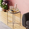 Hanah Home Klub sto 46x56x46cm Sivi