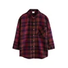 Next Bluza rjava/vijolično modra/temno roza/črna