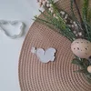 KREATIVNI SLATKIŠI Modla za kolače i ukrase Ptica, 8 cm, Bela