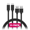 Connect IT Wirez USB-C (Type C) - USB, črn, 1 m (2 kosa v pakiranju)
