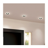 Eglo 900915 - KOMPLET 3x LED ugradnih svetiljki CALONGE 3xLED/4,8W/230V crna