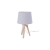 Atmosphera - Stona lampa TRIPOD 1xE14/40W/230V borovina/siva