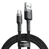USB kabel Baseus Cafule USB Type-C 2A 3m sivo-crni
