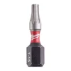 MILWAUKEE Udarni bitsevi TX SHOCKWAVE ojačani 1/4 TX15 x 25mm