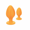California Ex Novel Analna čepa Cheeky Buttplug - oranžna