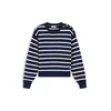 TOMMY HILFIGER Pulover modra/bela