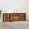 Komode 3 pcs Staro drvo 210 x 35,5 x 67,5 cm Konstruirano drvo