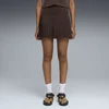 PUMA T7 Skirt Women, Clothing, Chocolate Brown, XS
