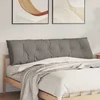 Jastuk za leđa Sivo-smeđa 180 x 19 x 50 cm tkanina