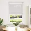 Plisirana roleta svijetlosiva 75x150 cm širina tkanine 74,4 cm