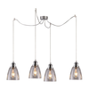 Luster na sajli VOICE 4xE27/40W/230V pauk