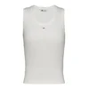 Tommy Jeans Top ESSENTIAL off-bela