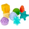 Bam-Bam Set of Textured Toys aktivnostna igrača 6m+ 8 kos