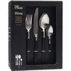 Cosy & Trendy set jedilnega pribora Brushed-Black Olivia, 16-delni, 270 mm, dolžina: 200 mm