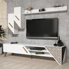 Hanah Home TV komoda sa policama Beril, 180x40x37 cm, Bela