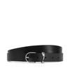 Ženski pas Calvin Klein Ck Must Organic Loop Belt 25mm K60K613234 Črna