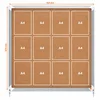 Tabla oglasna nobo notranja pluta s klučem premium plus 12xa4 925x970mm 1901587 NOBO TABLE