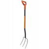 KADAX Vrtne vile s 3 kraki, ergonomske kovinske vile za kompost, dolžina 132 cm